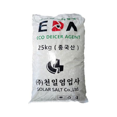 중국산 친환경제설제 EDA+ 포대